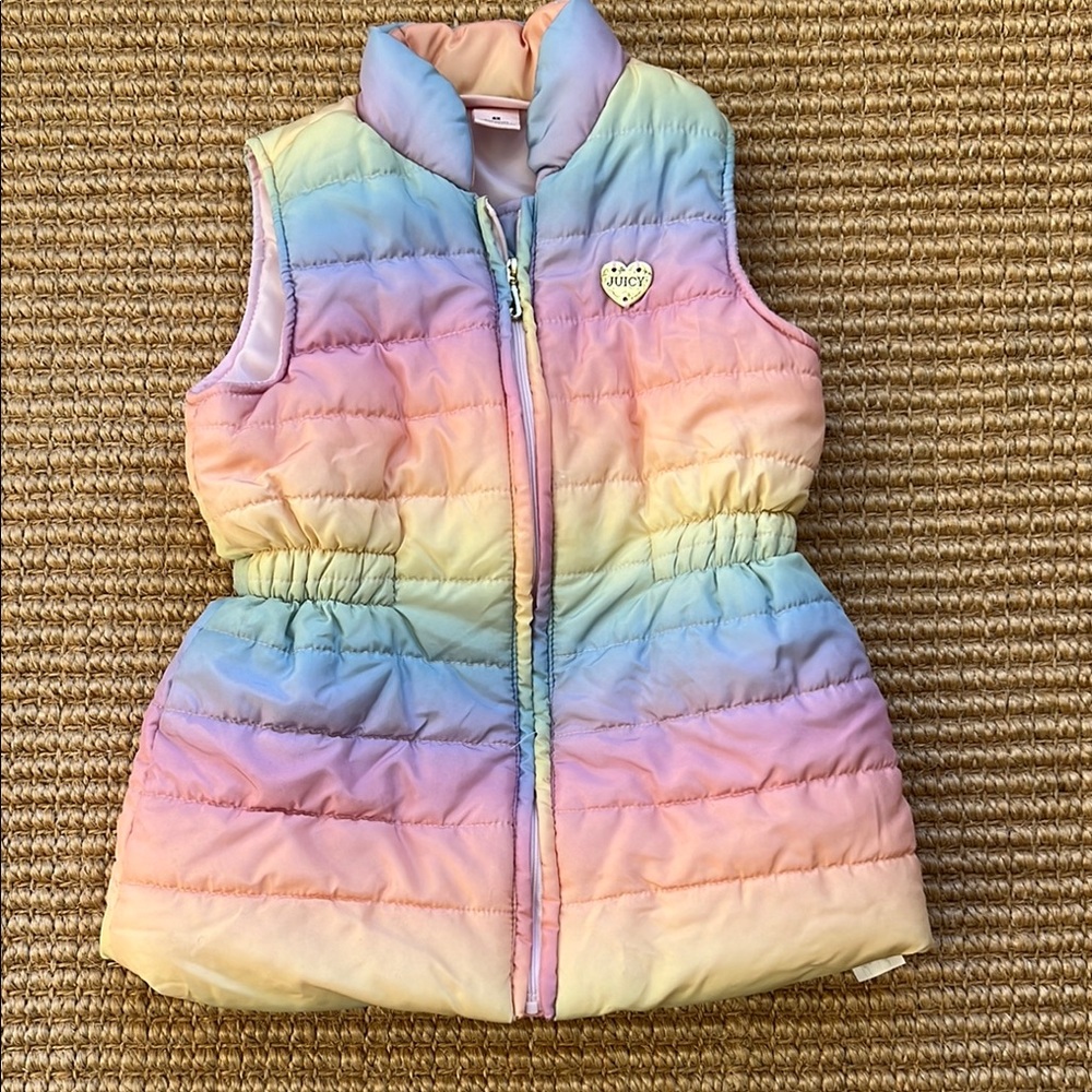 Juicy Couture Multicolor Puffer Vest